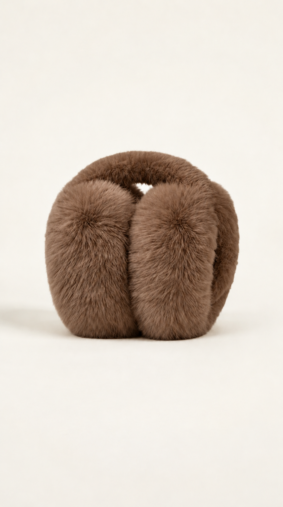 Brown Plush Earmuffs